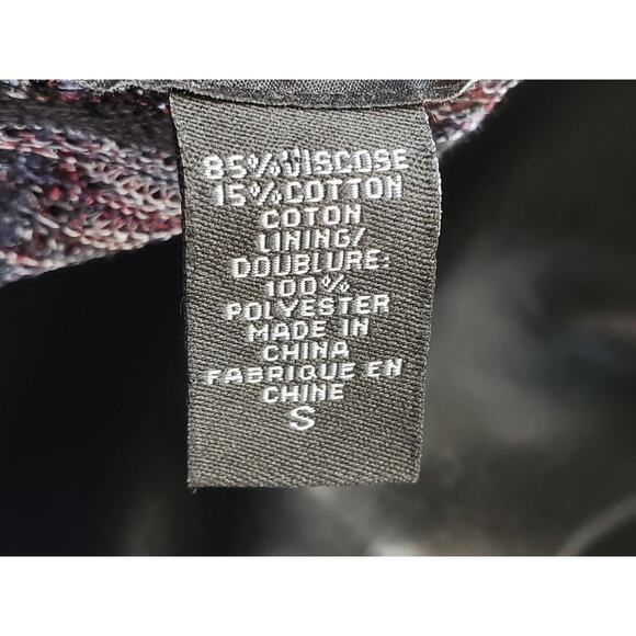 Laundry Women's Multicolor Viscose V-Neck Short Sleeve Knee Length Dress Large - Picture 10 of 13